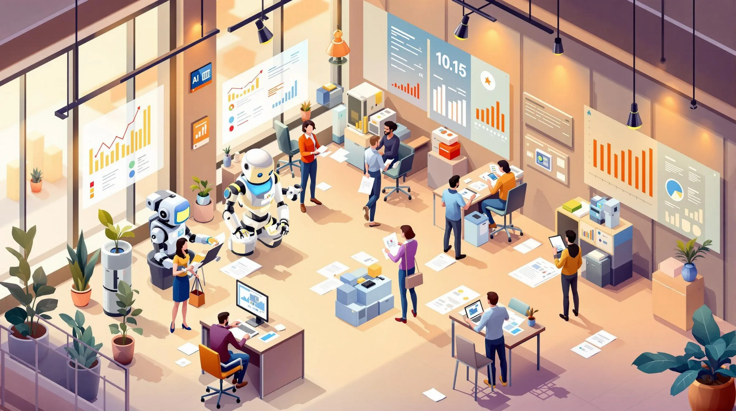 AI agents automating business processes to reduce operational costs