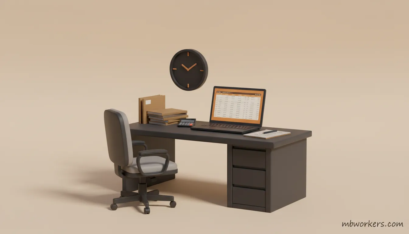 MKB ondernemer berekent automatisering ROI op laptop met spreadsheet en tijdbesparingsgegevens